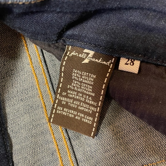 7 FOR ALL MANKIND Women Jean size 28 - Picture 4 of 10